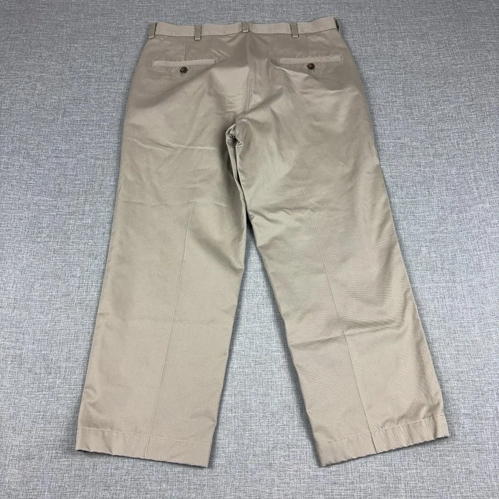 Brooks Brothers Pants Mens 33x30 Beige Lightweight Advantage Chino Clark